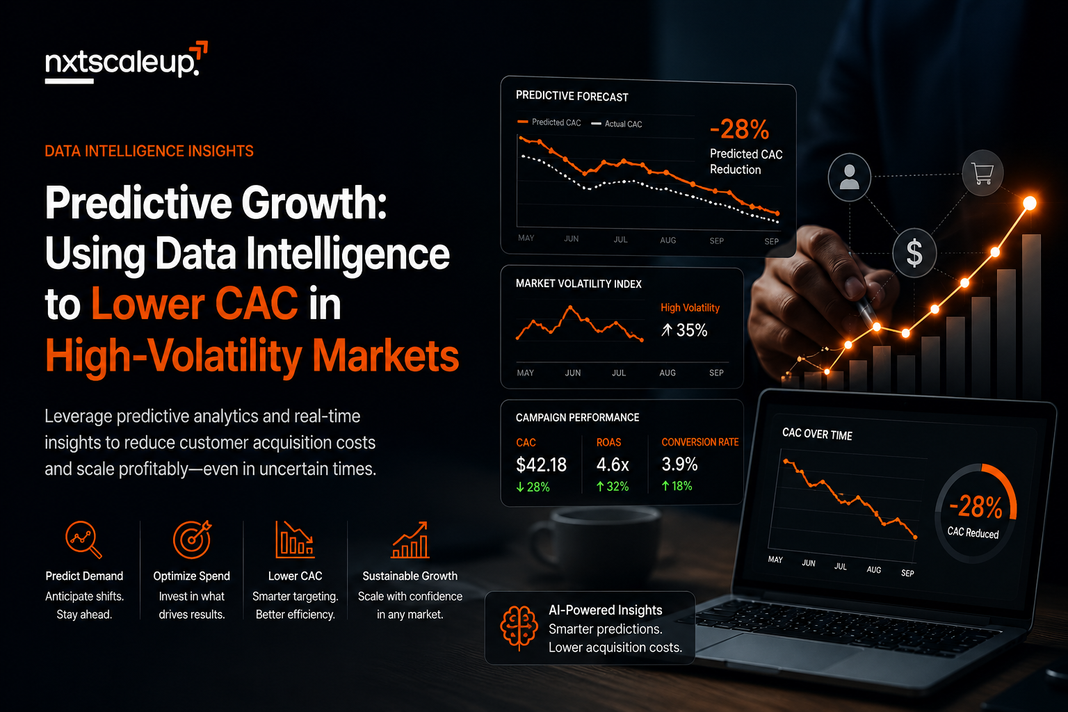 Predictive Growth: Using Data Intelligence to Lower CAC in High-Volatility Markets 